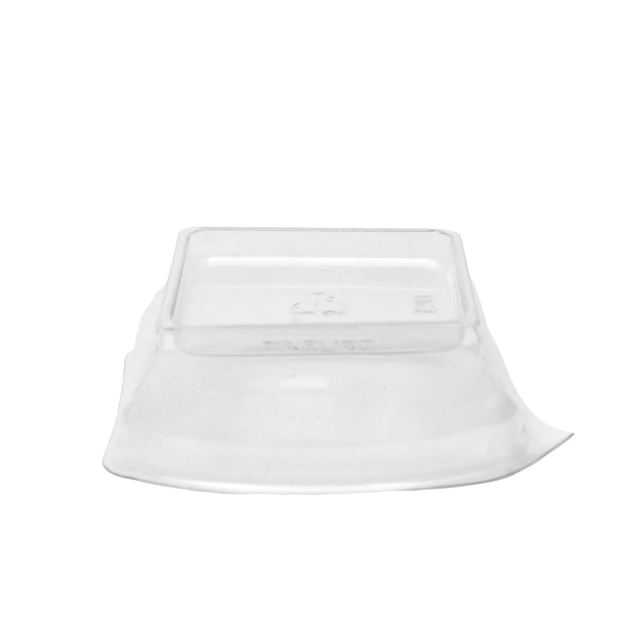 Tiny Temptations Lid Dome PET Clear Square For 2.4 OZ Container 1000/Case