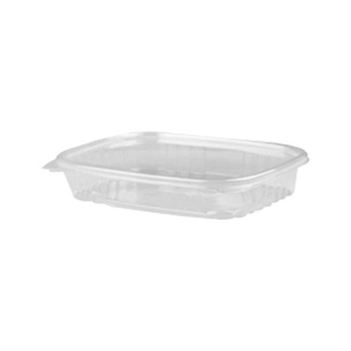 Deli Container Hinged 16 OZ PET Clear Shallow 200/Case