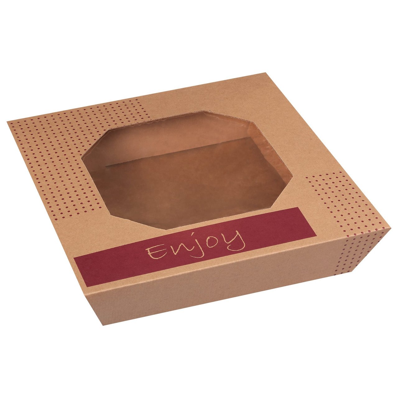 Take-Out Box Base & Lid Combo With Flat Lid 23.5X13.25X4.75 IN Corrugated Paperboard Kraft Rectangle 15/Case