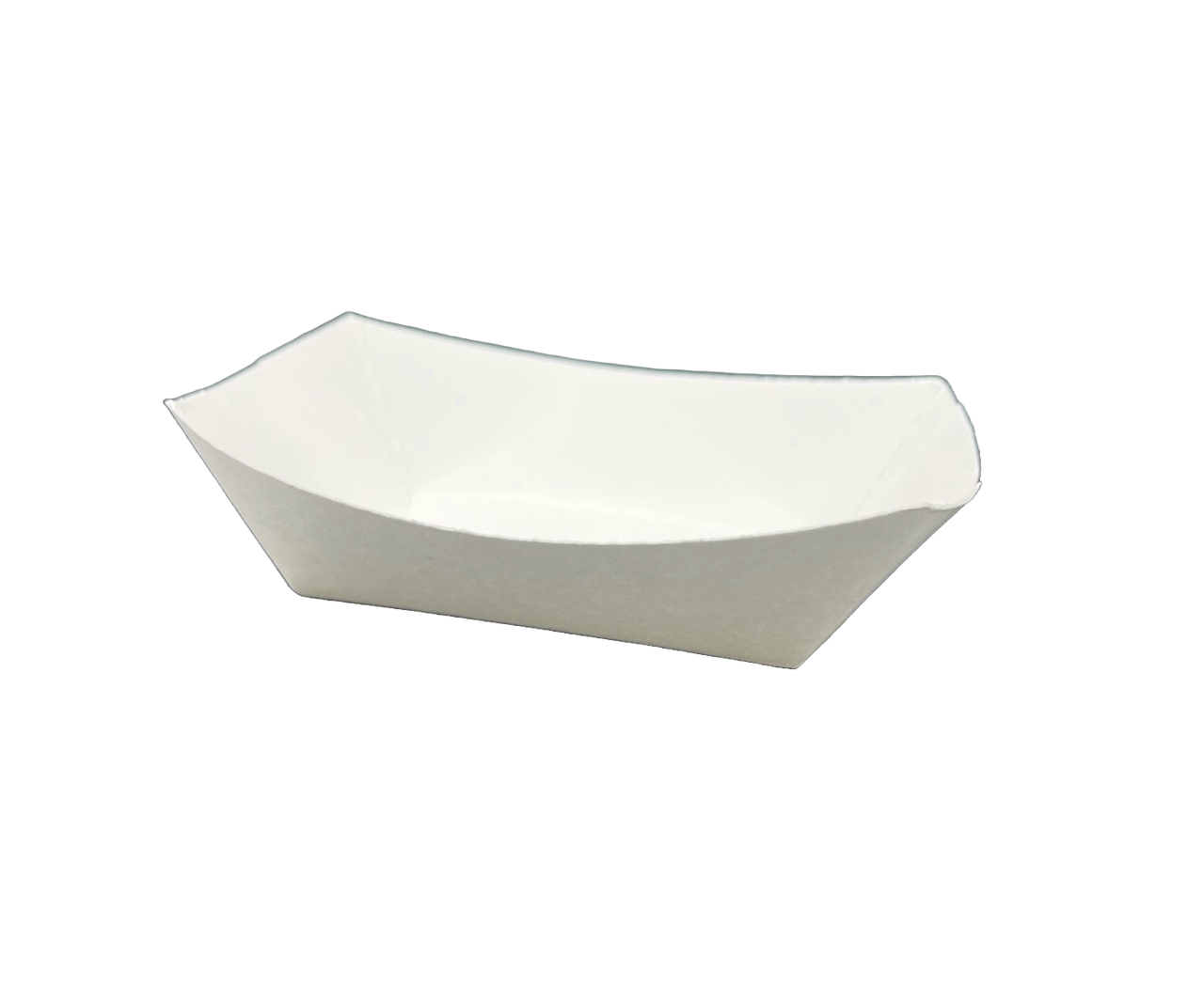 Food Tray 0.25 LB Paper White Rectangle 1000/Case