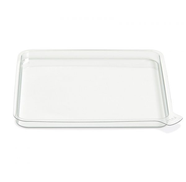 Fresh 'n Clear® GoCube® Lid 5.7X5.7X0.37 IN PET Clear Square For Container Unhinged 300/Case