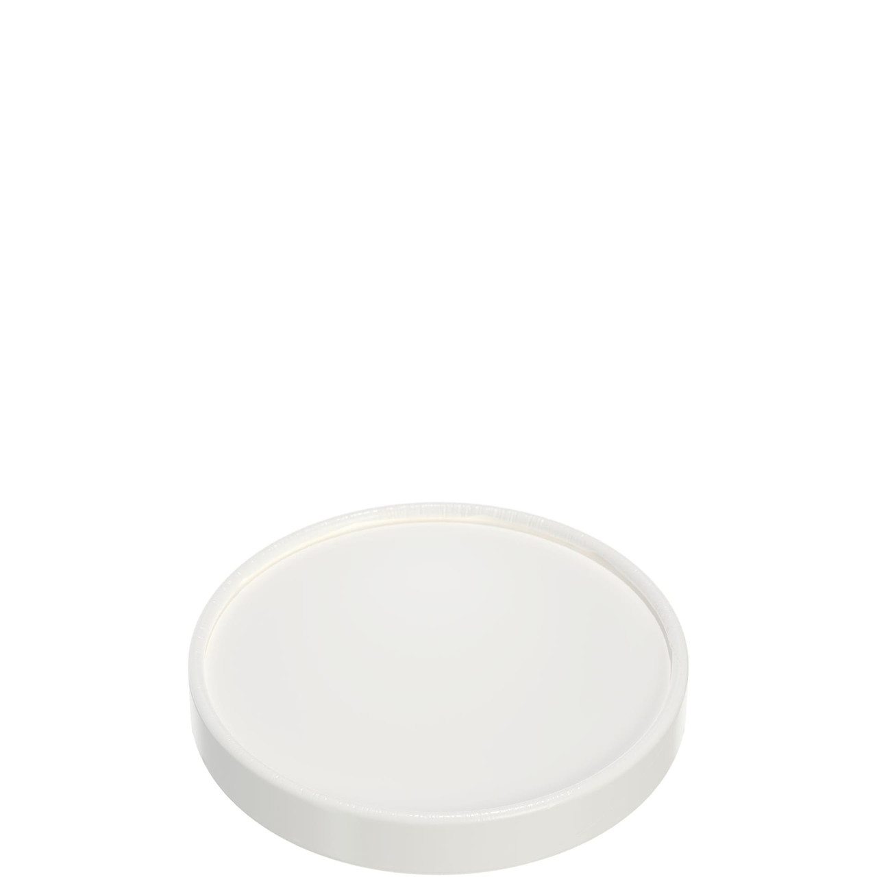 Solo® Flexstyle® Lid Double Sided Poly Paper (DSP) White For 32 OZ Container Not Vented 25 Count/Bag 20 Bags/Case