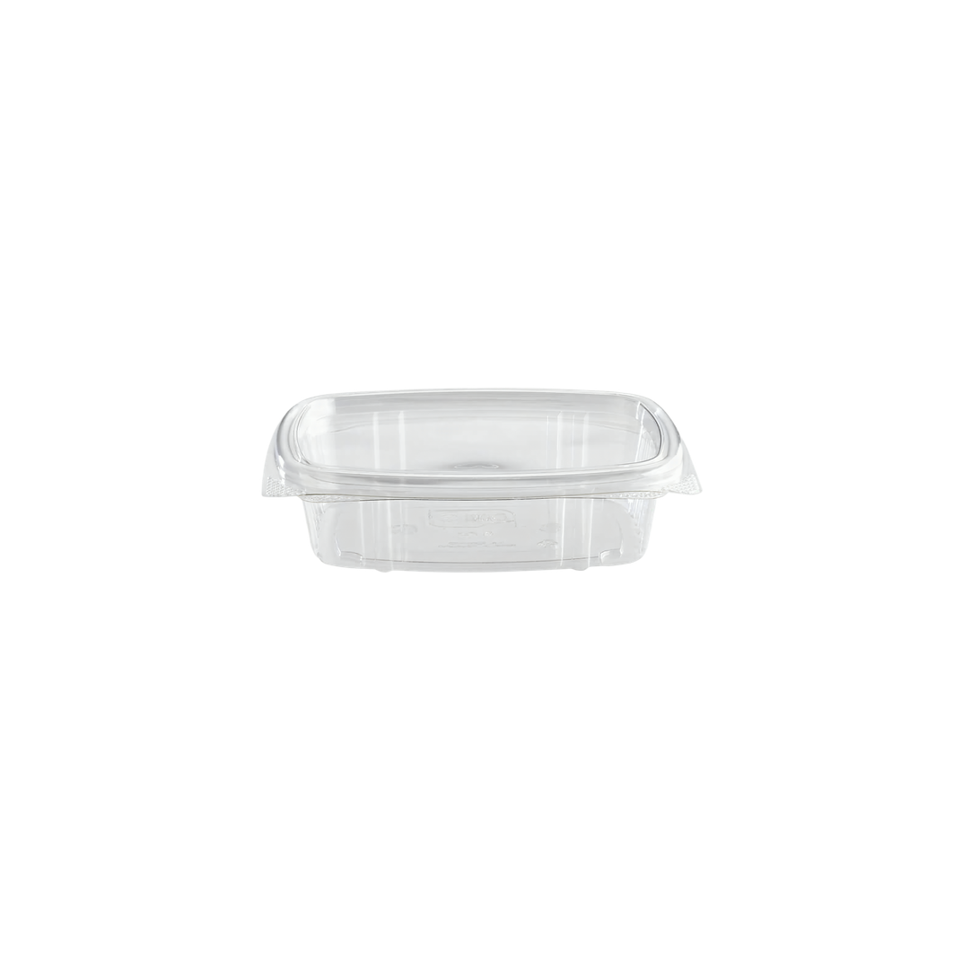 Deli Container Hinged 8 OZ PET Clear 200/Case