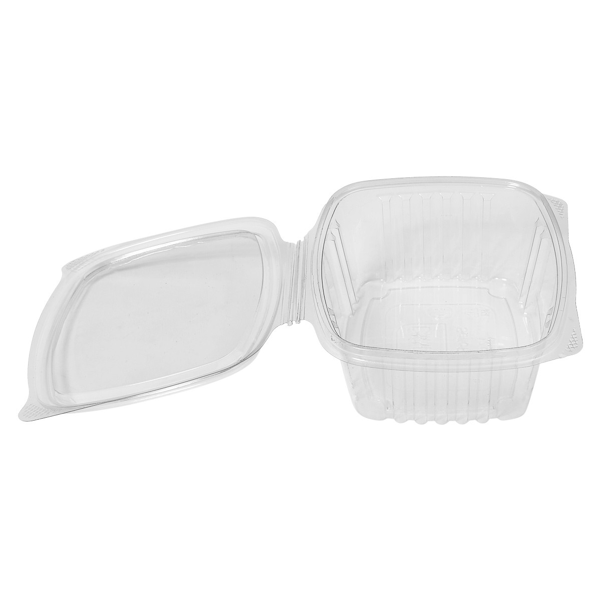Deli Container Hinged 12 OZ PET Clear 200/Case