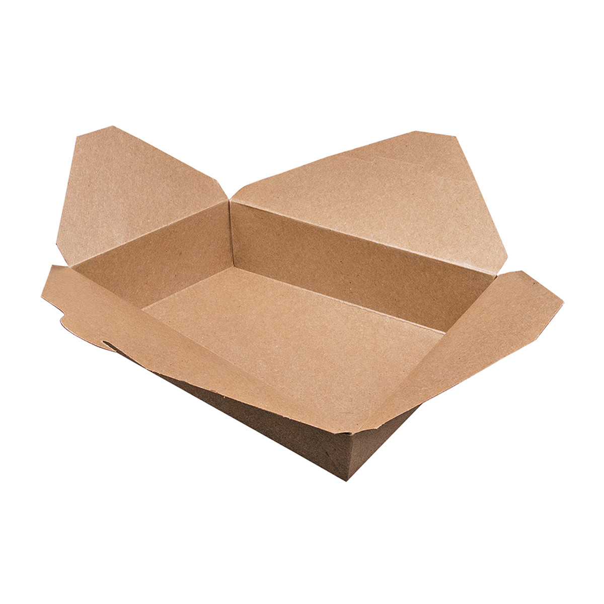 Victoria Bay #3 Take-Out Box Fold-Top Kraft 200/Case