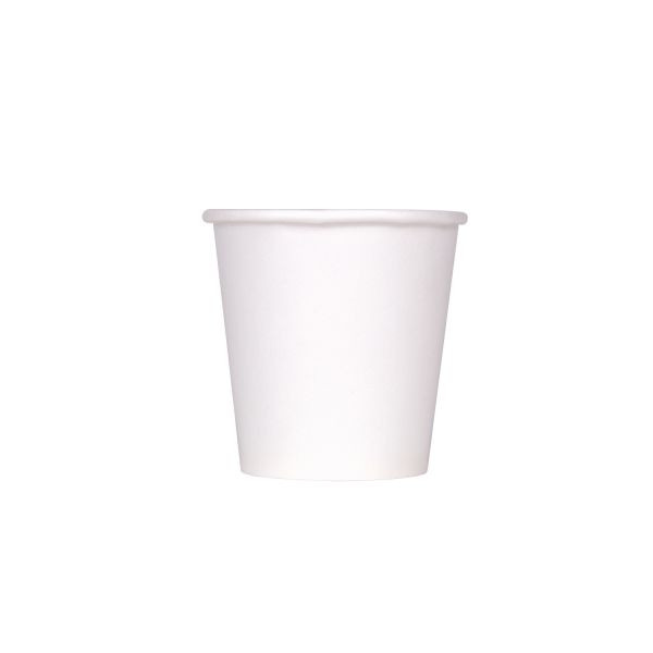 Food Container Base 2 OZ Double Wall Poly-Coated Paper White Round 2000/Case