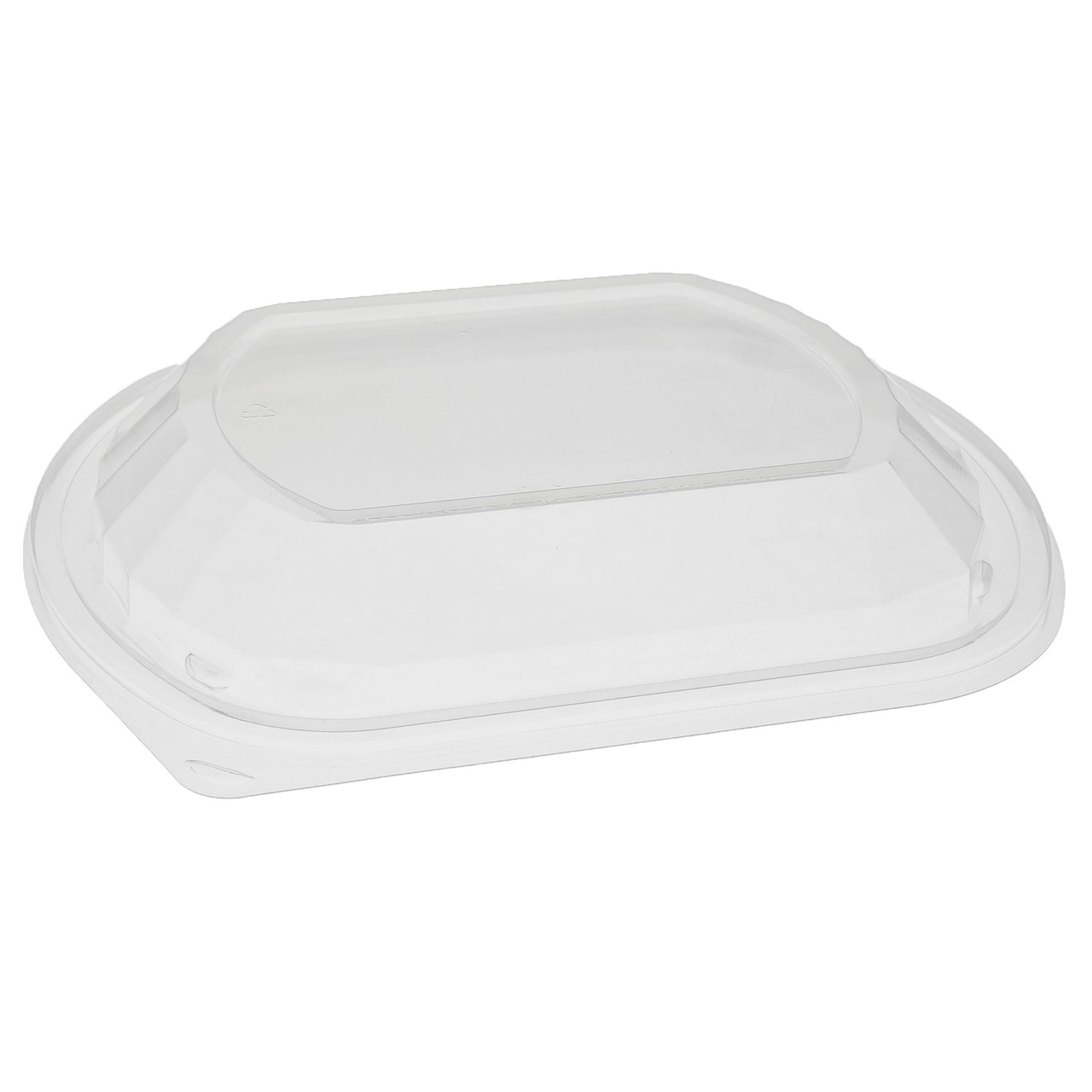 Lid Dome 9.375X8X1.25 IN OPS Clear Oval For Container 252/Case