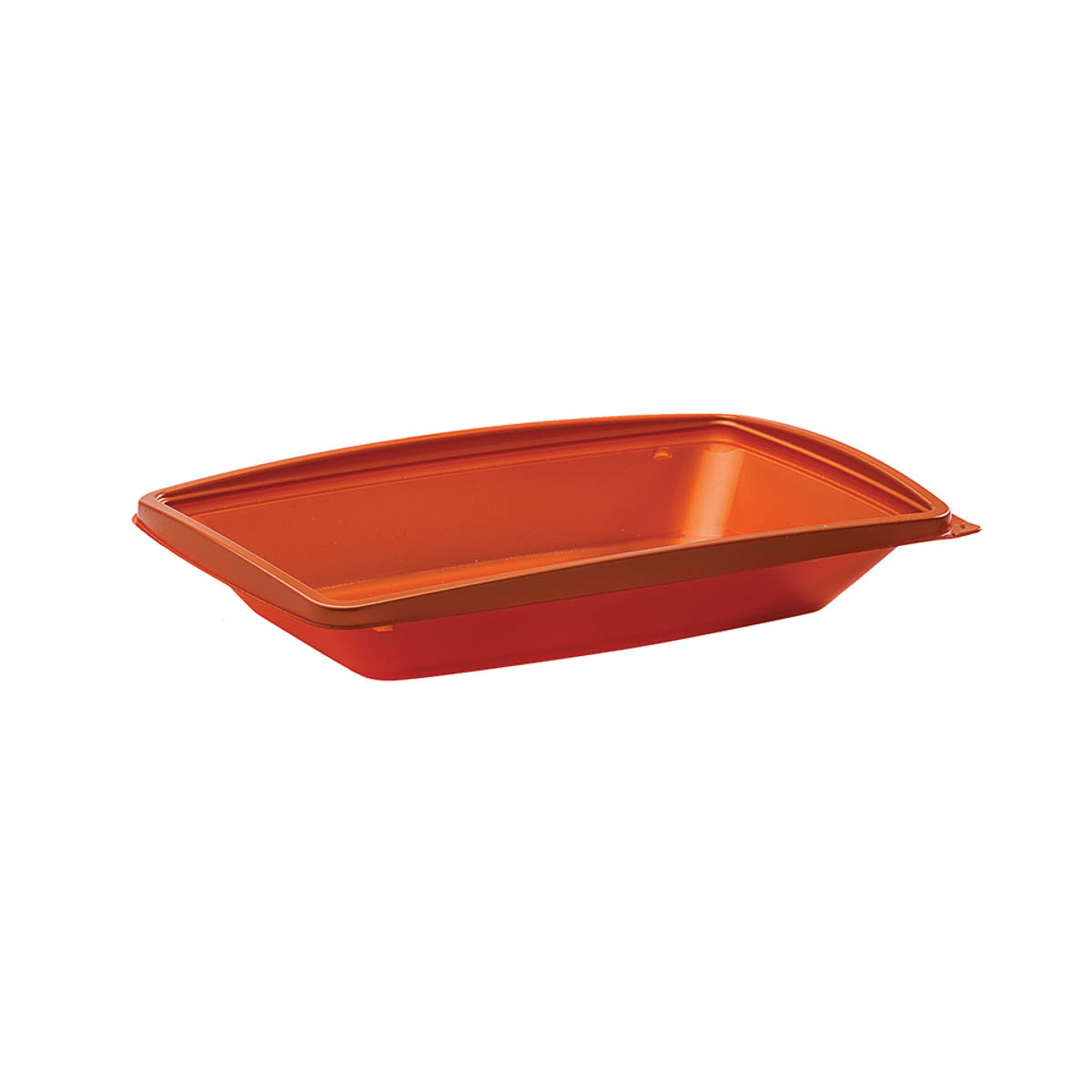 The BOTTLEBOX ® Take-Out Container Base 10.3X7.3X2 IN PP Copper Rectangle 400/Case