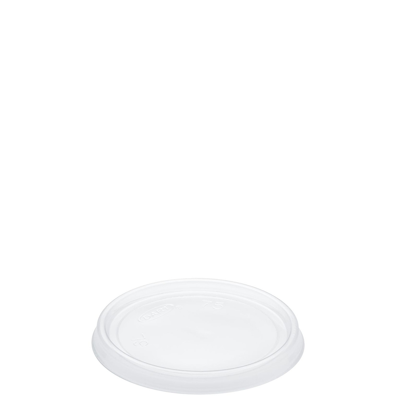 Dart® Lid 3.2X0 IN OPS Clear For 6 OZ Container Not Vented 100 Count/Pack 10 Packs/Case 1000 Count/Case