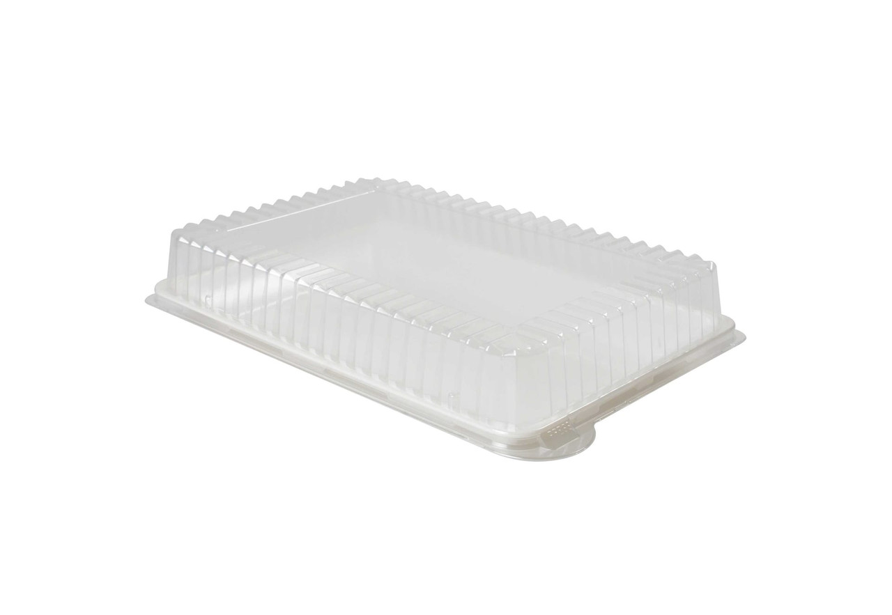 Platter Pleasers Lid Dome 14X10 IN PET Clear Rectangle For Container 50/Case