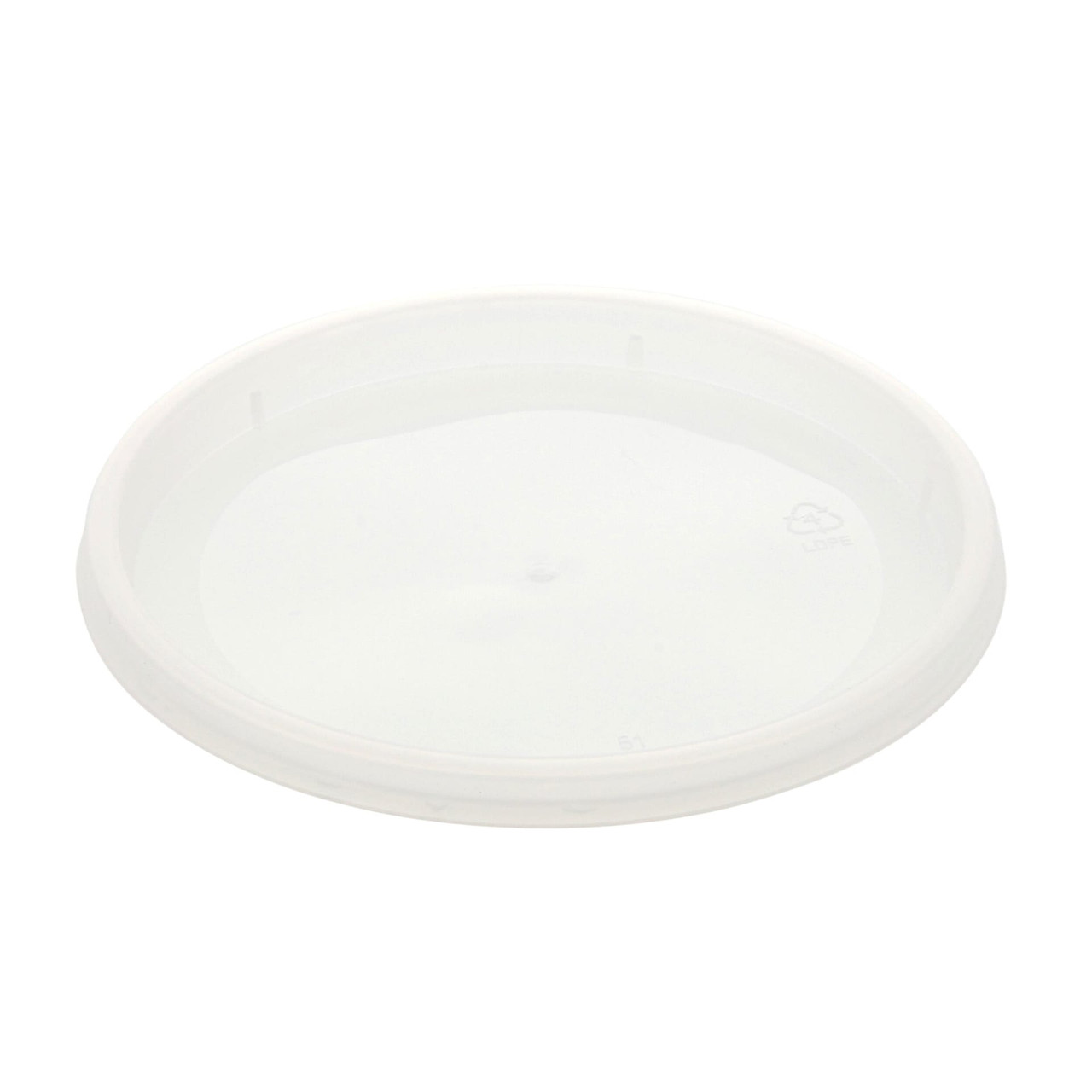 Lid PP Clear Round For 8-32 OZ Deli Container 480 Count/Pack 1 Packs/Case 480 Count/Case
