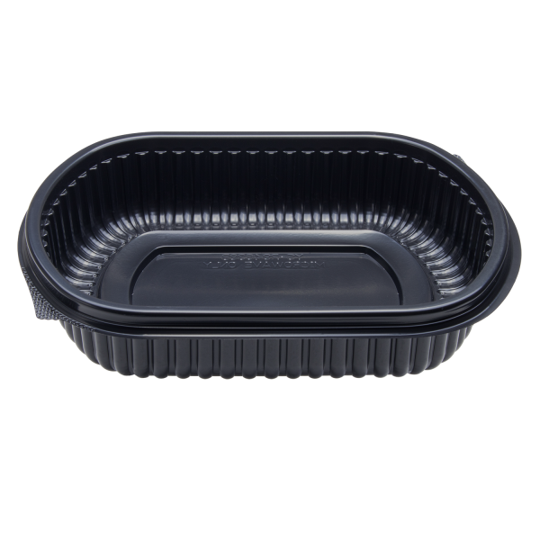 Take-Out Container 24 OZ PP Black Microwave Safe 300/Case