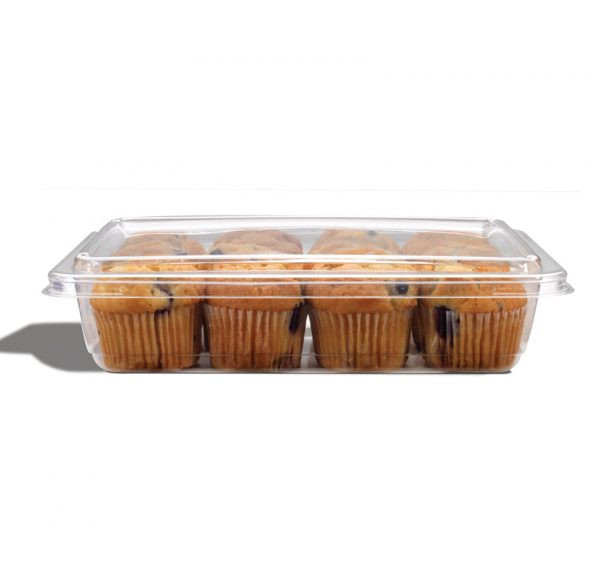 Fresh 'n Clear® Lid Flat PET Clear For Container Unhinged 360/Case