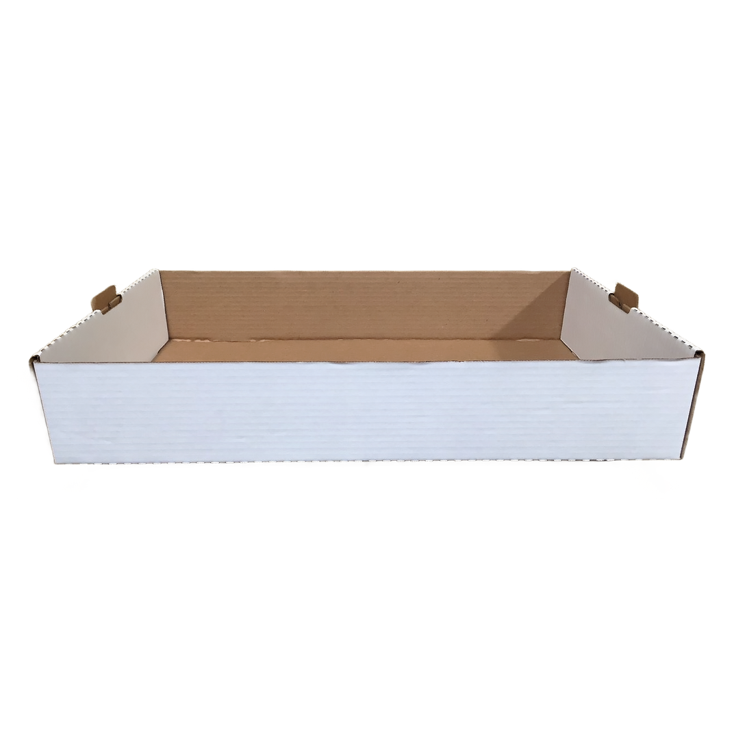 Catering Box Steam Table Pan Full Size 22.5X13X4 IN Corrugated Paperboard White Kraft Rectangle 50/Case
