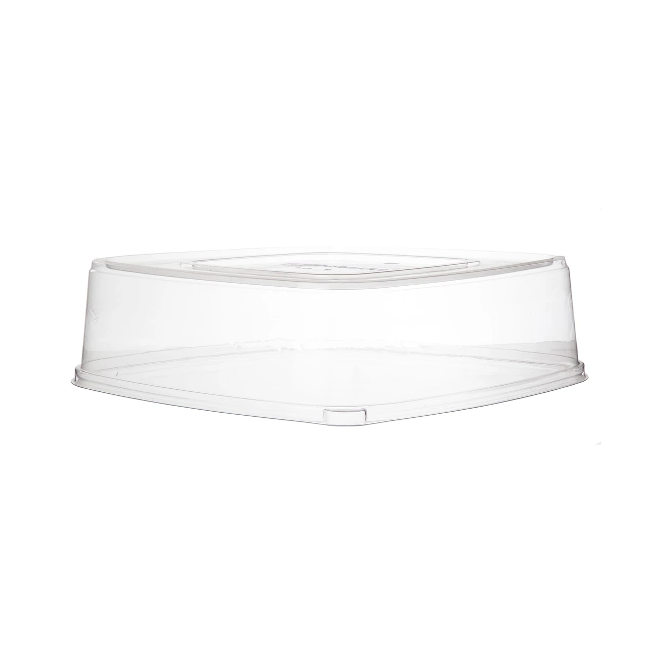 Regalia Lid Dome 14X14X4 IN Sugarcane Clear Square For Container 50/Case