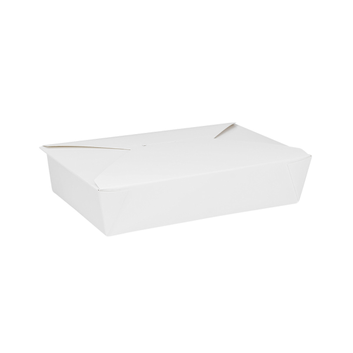 Karat® #2 Take-Out Box Fold-Top White 200/Case