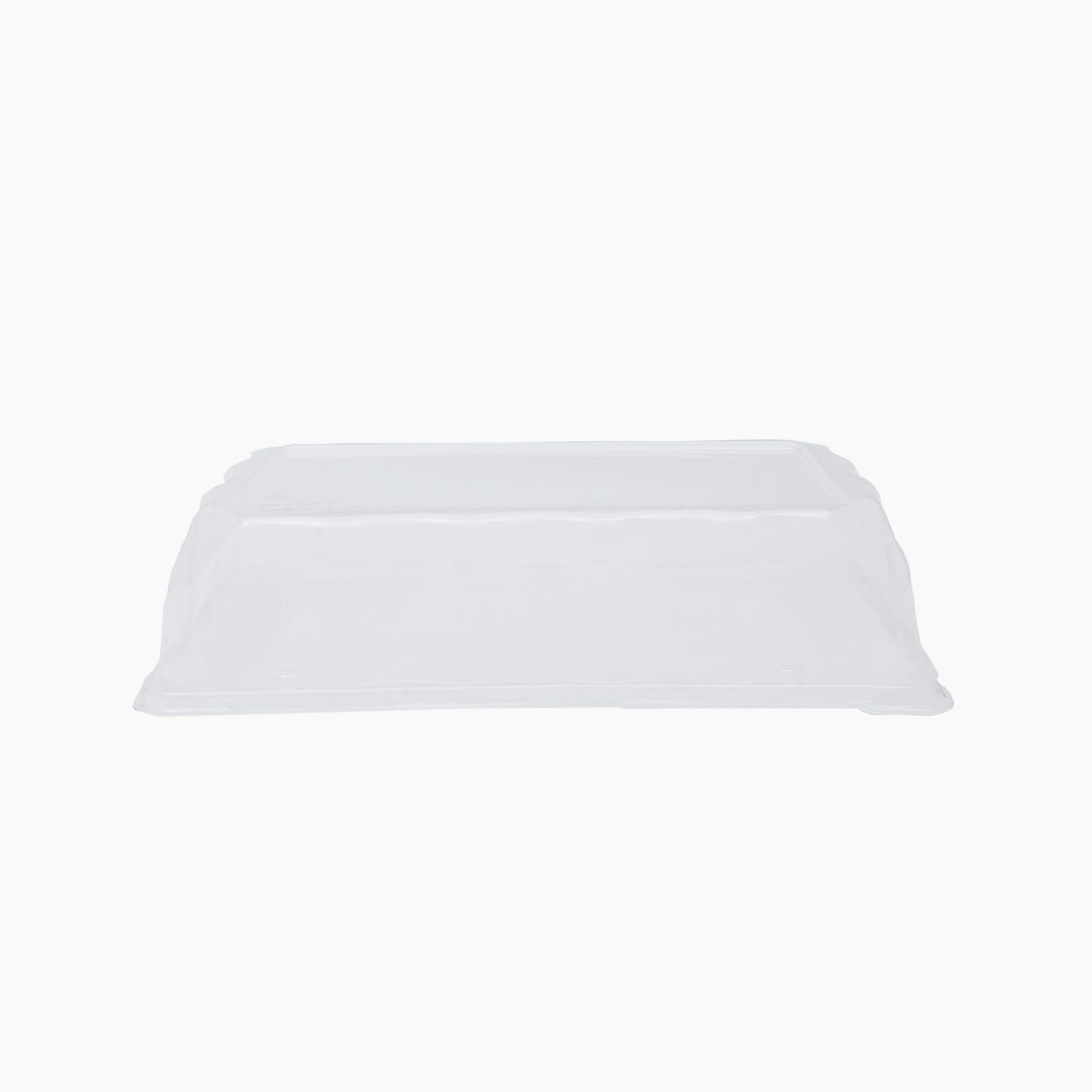 Lid Dome 10X14 IN Plastic Clear Rectangle For Container 50/Case