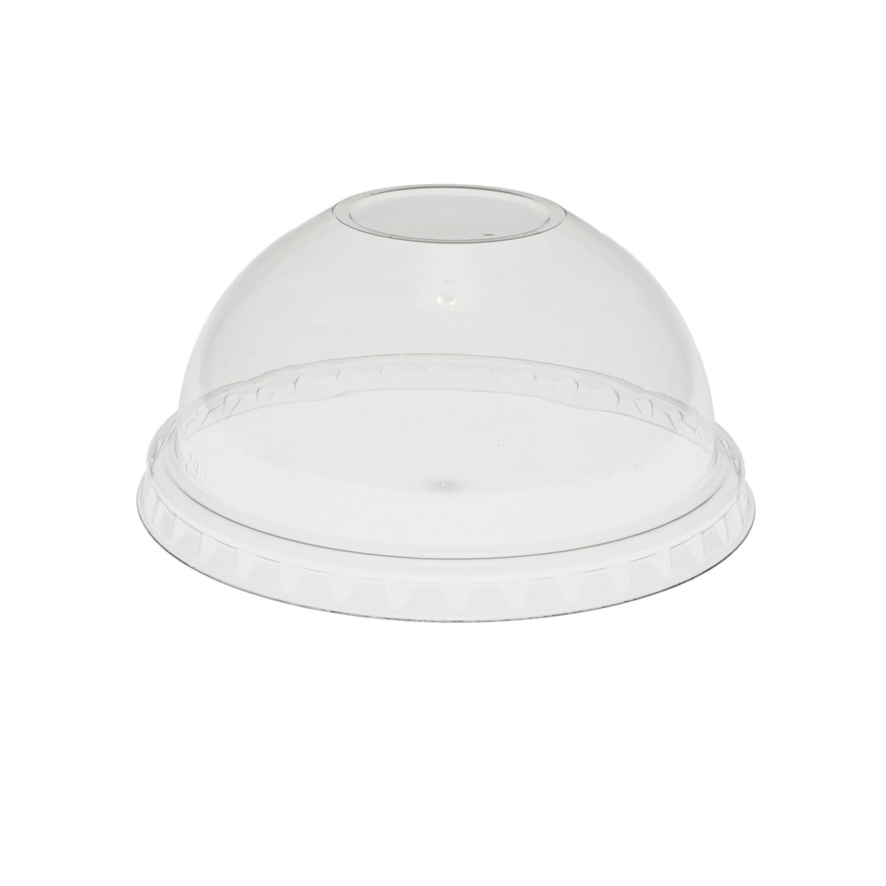 Lid Dome 3.8X1.4 IN RPET Clear Round For 20 OZ Container 900/Case