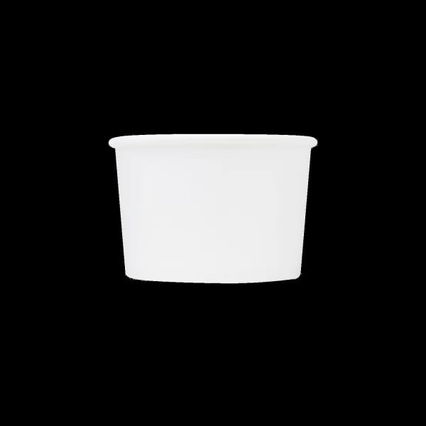 Karat® Food Container Base 8 OZ Paper PLA White 1000/Case