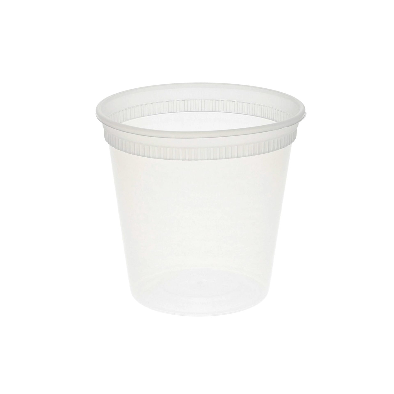 Deli Container Base 24 OZ PP Clear Round 480/Case