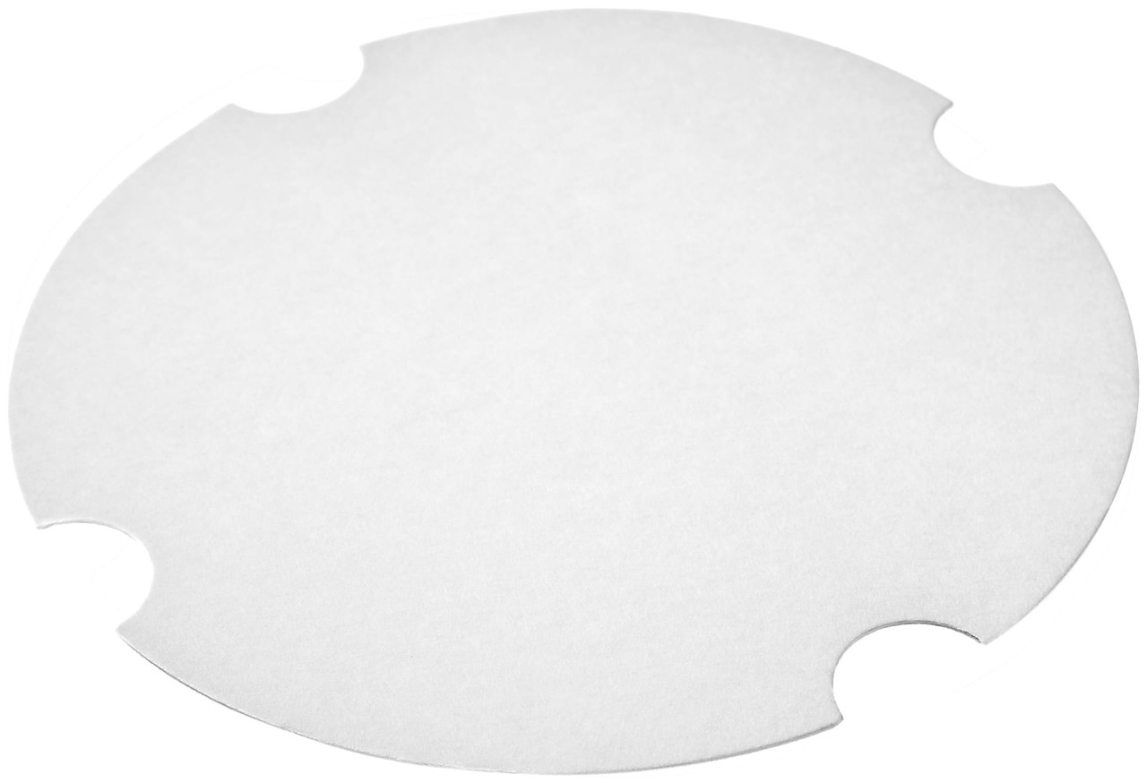 Lid Flat Paper White Round For 85 OZ Container 200/Case