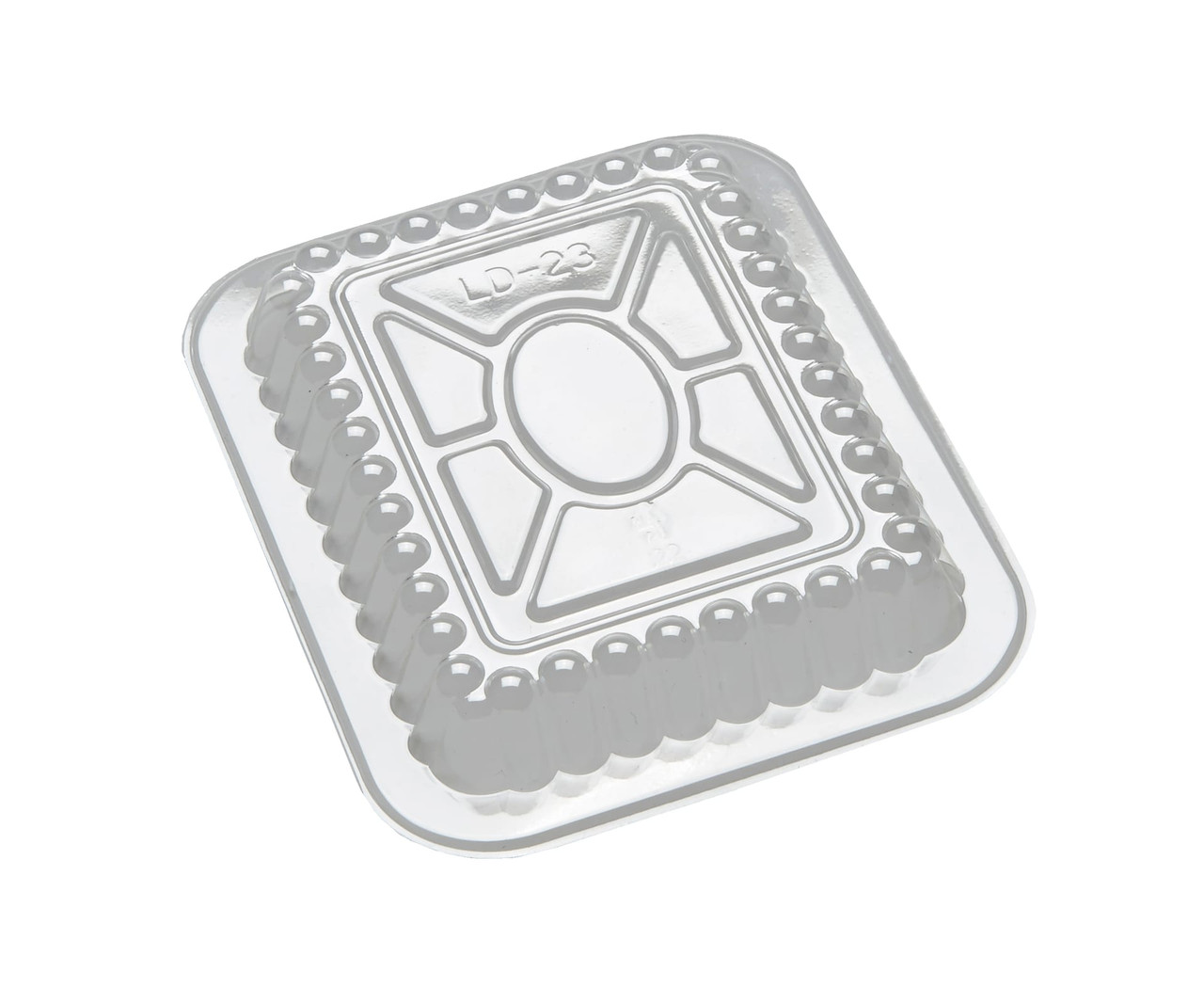 Victoria Bay Lid Dome 5.5X4.5X0.75 IN Plastic Clear Oblong For 16 OZ Container 250 Count/Pack 4 Packs/Case 1000 Count/Case