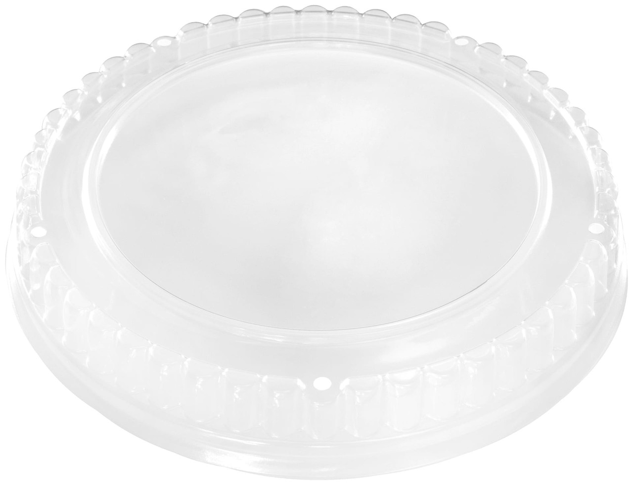 Lid Dome PP Clear Round For 54-85 OZ Container Unhinged 450/Case