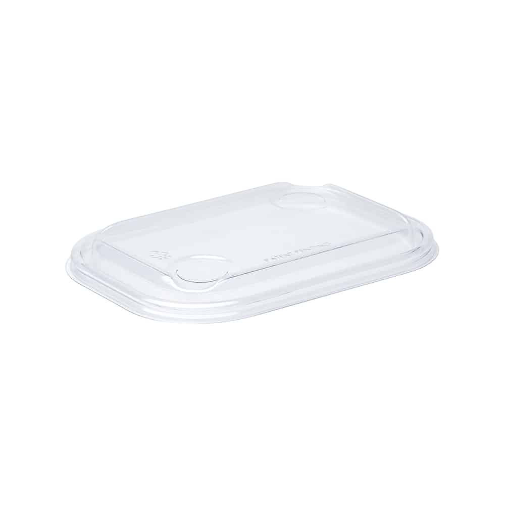 The BOTTLEBOX ® Lid Flat 6.9X5.02X0.59 IN PET Clear Rectangle For Paperluxe Base 600/Case