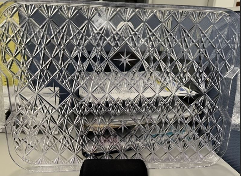 Serving Tray 16X12 IN Clear Rectangle 25/Case