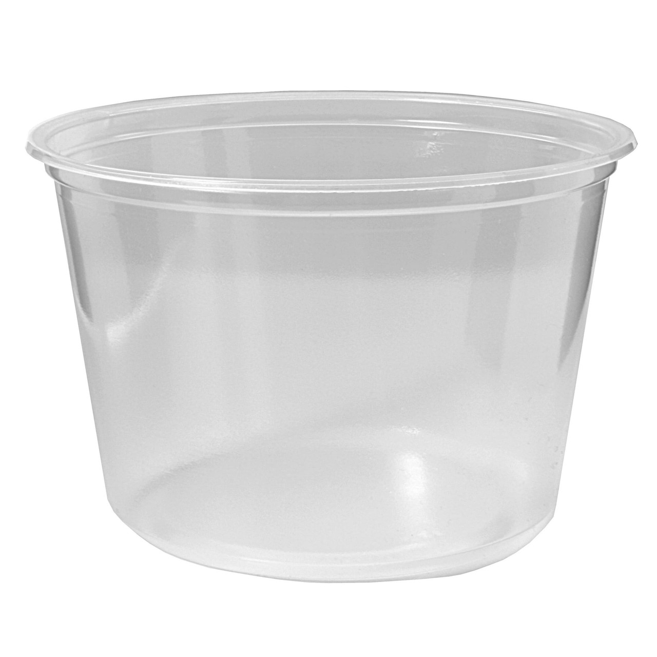 Pro-Kal® Deli Container Base 16 OZ PP Clear Round 500/Case