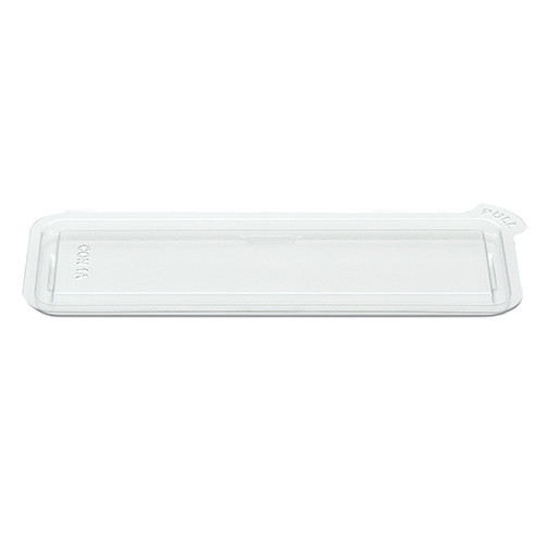 Fresh 'n Clear® Lid Flat 7.02X2.4X0.22 IN PET Clear Rectangle For Container 1056/Case