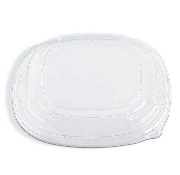 Fresh 'n Clear® Lid Dome 12.44X12.44X1.64 IN PET Clear Square For Container 50/Case