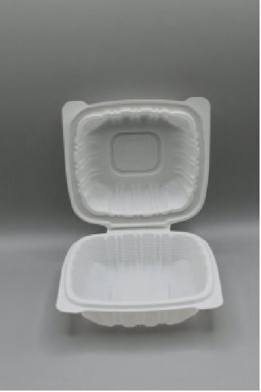 Take-Out Container Hinged PP White 250/Case