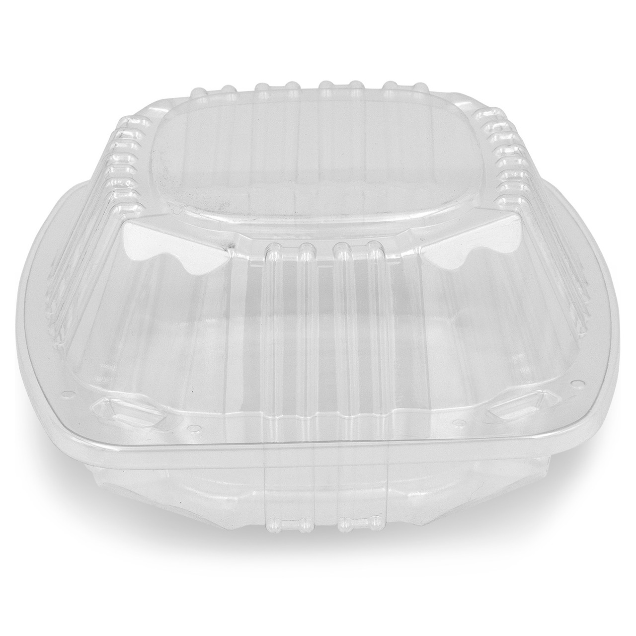 Victoria Bay Take-Out Container Hinged 5X5 IN PET Clear Square 250/Case