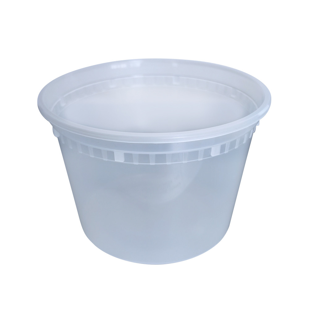 Victoria Bay Deli Container Base 16 OZ PP Clear Round Bulk 480/Case