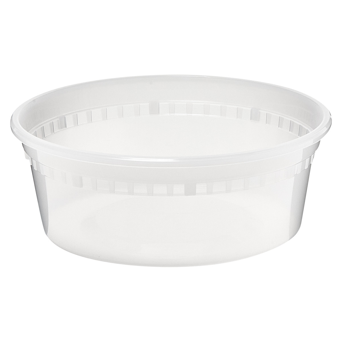 Victoria Bay Deli Container Base 8 OZ PP Clear Round Heavy Duty 480/Case