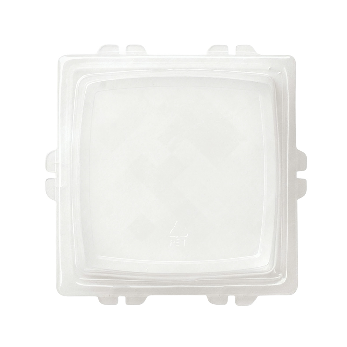 Lid PET Rectangle For 32 OZ Cup 250/Case