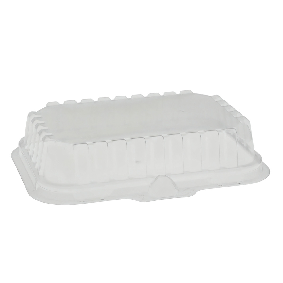 Lid Dome 8.2X5.7X1.5 IN HIPS OPS Clear Oblong For Supermarket Tray Shallow 252/Case