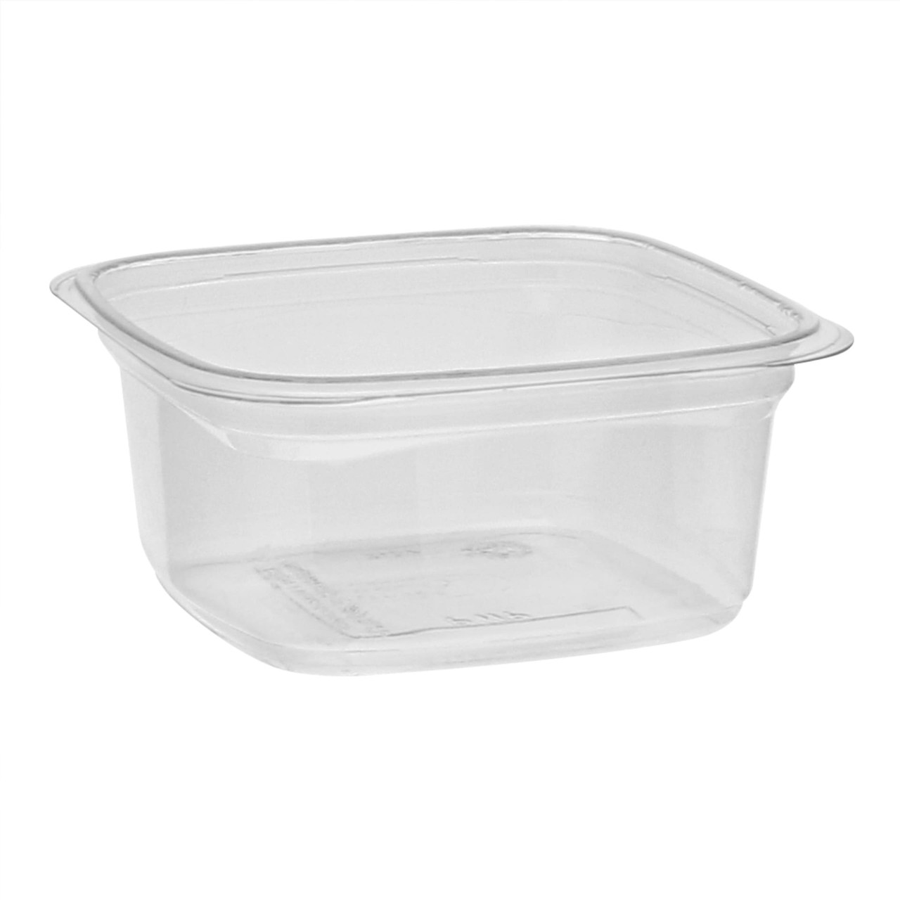 Deli Container Base 12 OZ PET Clear Square 960/Case