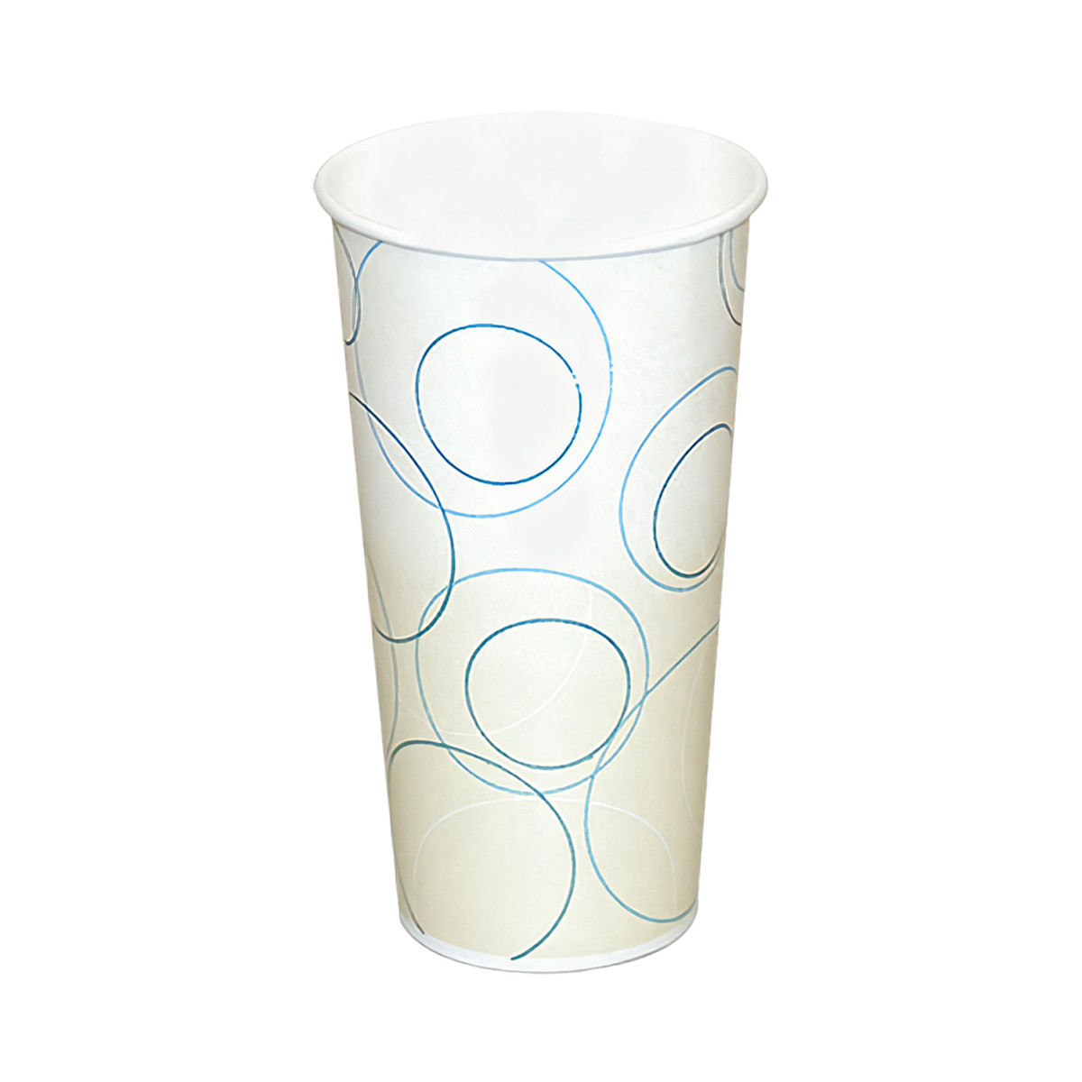 Cold Cup 22 OZ Single Wall Poly-Coated Paper Multicolor Champagne 1000/Case