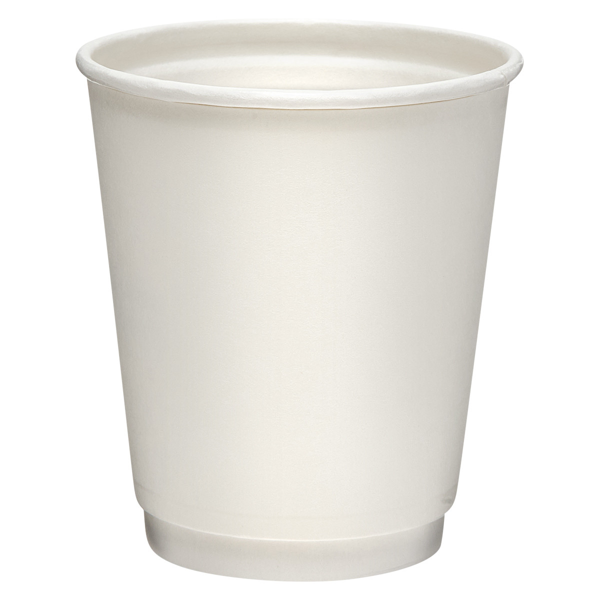 Hot Cup 8 OZ Double Wall Poly-Coated Paper White Round 728/Case