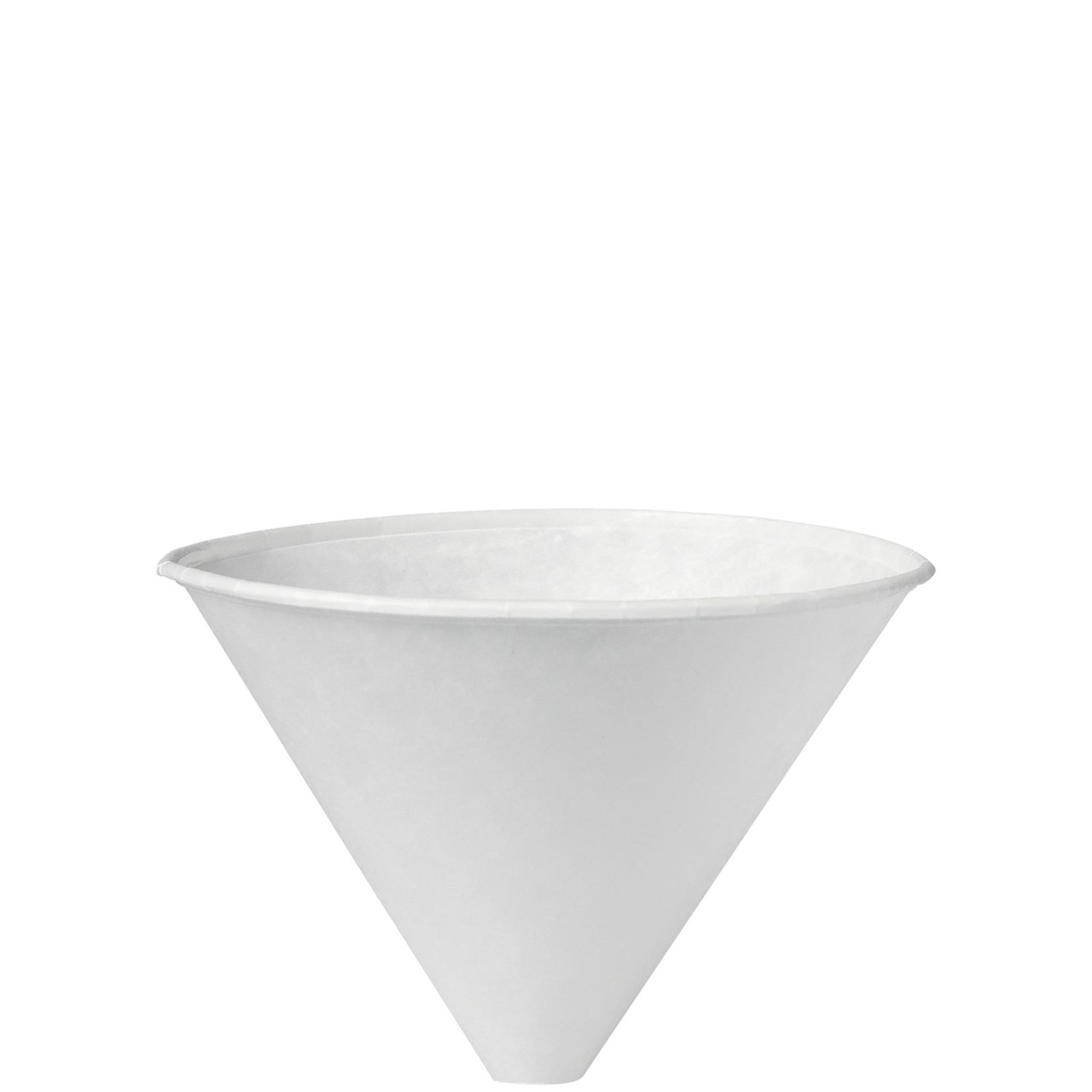 Solo® Cold Cup Cone Water 6 OZ Treated Paper White 250 Count/Pack 10 Packs/Case 2500 Count/Case