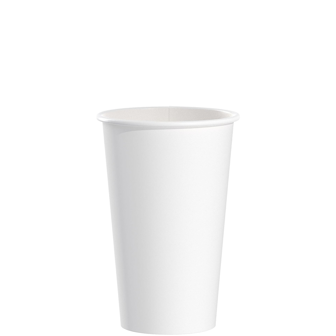Solo® Hot Cup 16 OZ SSP White 50 Count/Pack 20 Packs/Case 1000 Count/Case