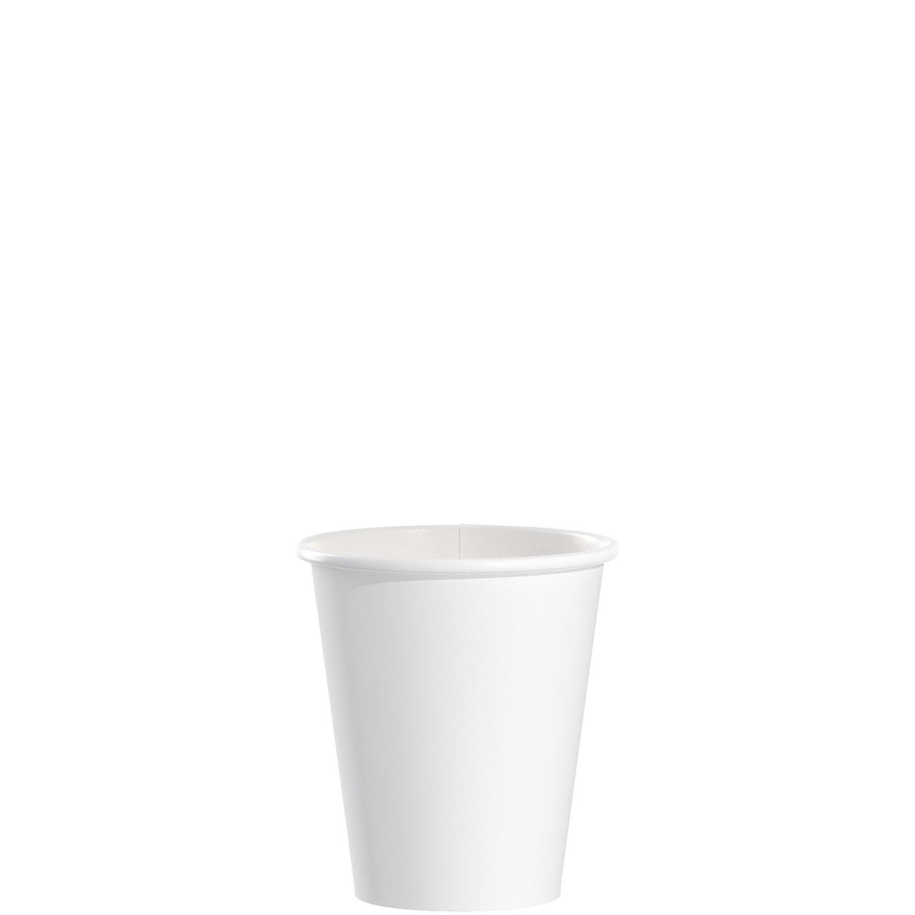 Solo® Hot Cup 6 OZ SSP White 50 Count/Pack 20 Packs/Case 1000 Count/Case