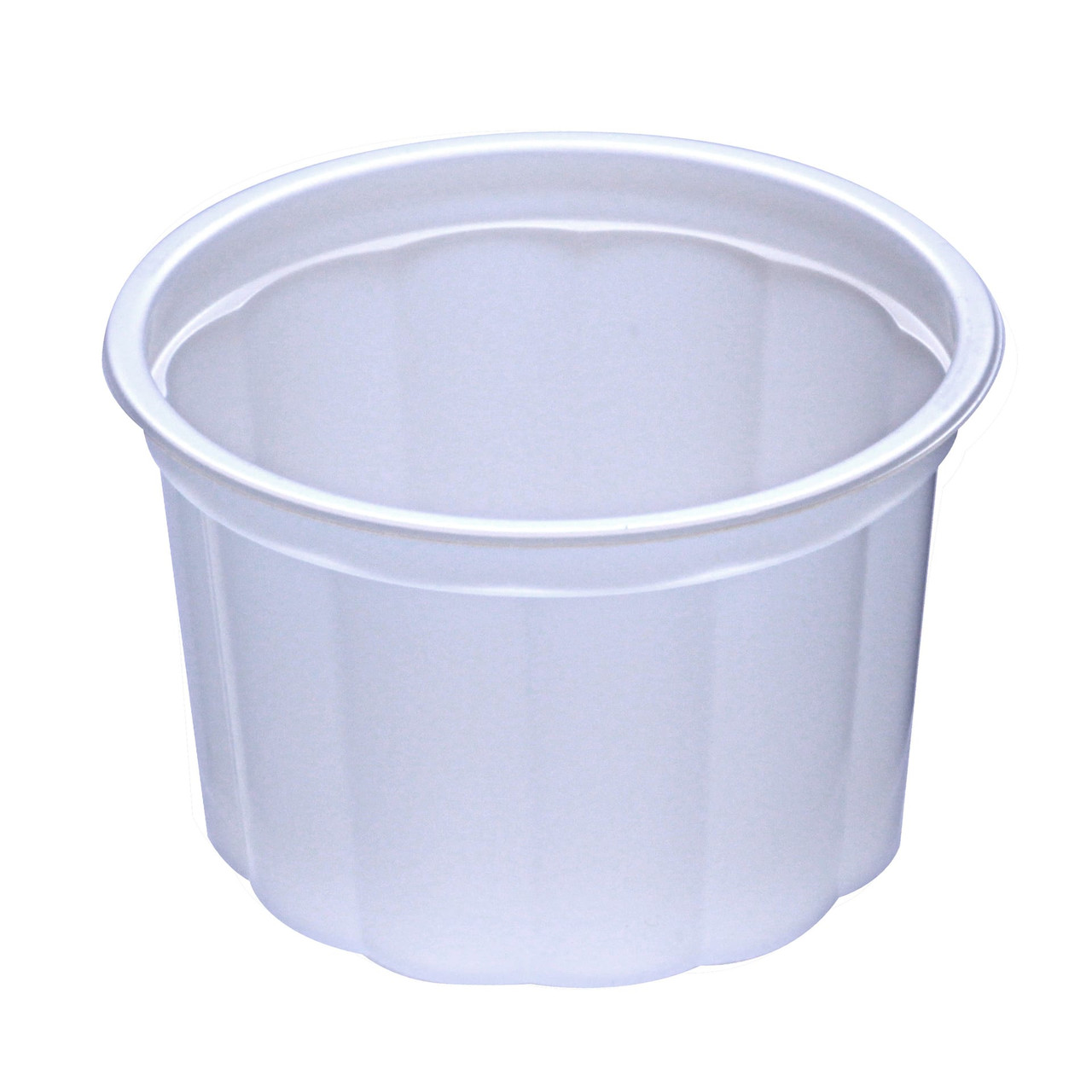 Cup Fluted 4 OZ HIPS Translucent 2940/Case