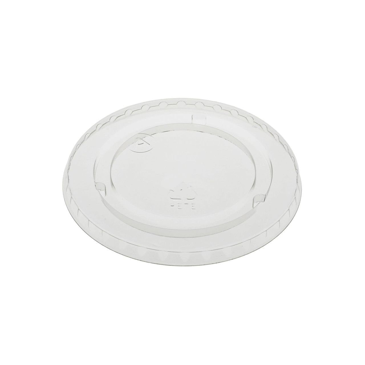 Lid Flat 3.8X0.3 IN RPET Clear For 20 OZ Cold Cup No Slot 1020/Case