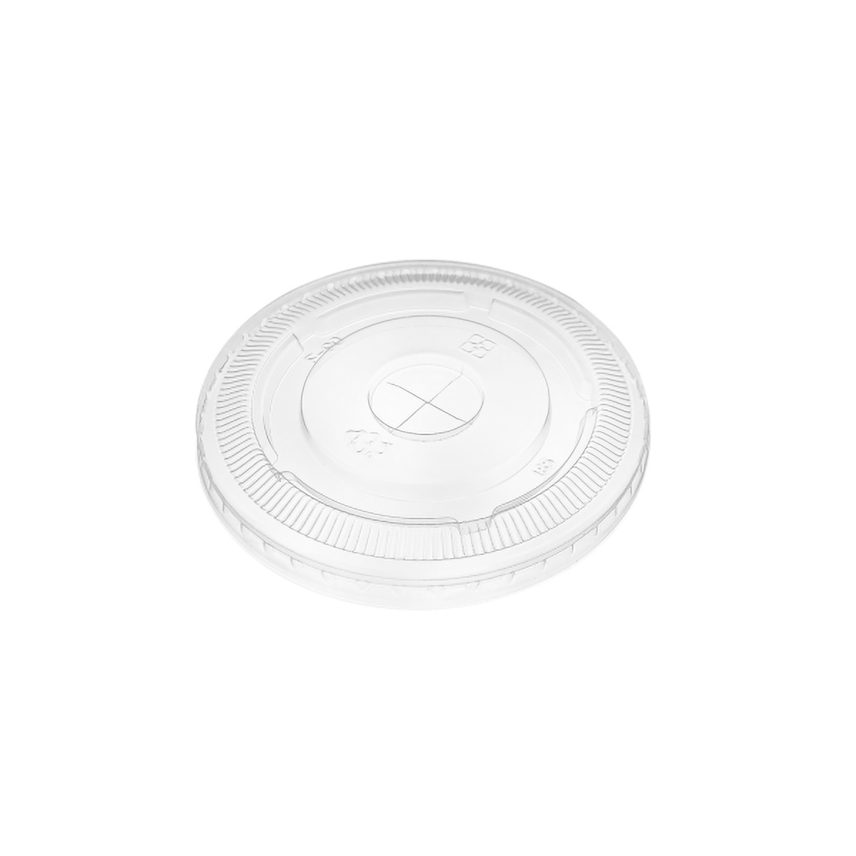 Karat Earth Lid PLA For 12-22 FLOZ Cold Cup Straw Slot 1000/Case