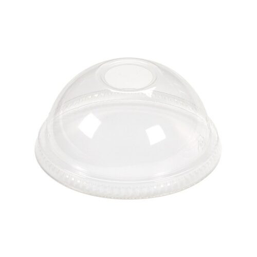 Lid Dome PET Clear For 32 OZ Bowl With Hole 500/Case