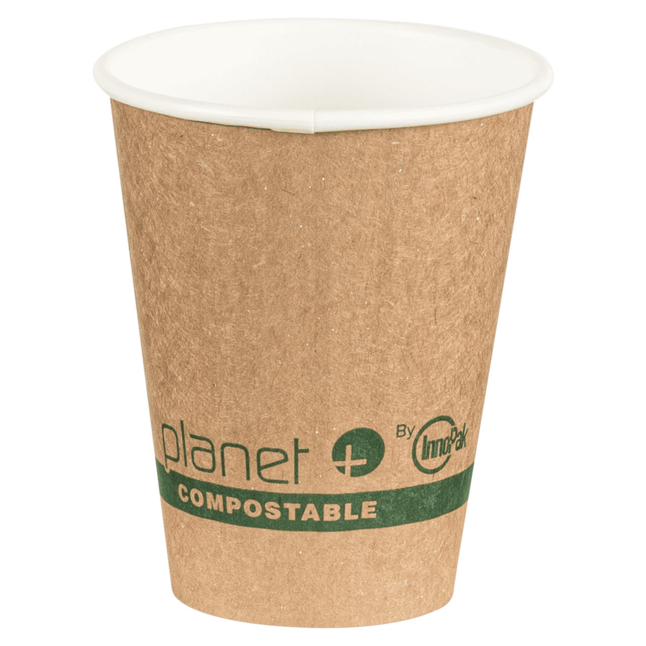 Planet+® Hot Cup 8 OZ Paperboard PLA Kraft Freezer Safe Laminated Double Wall 1000/Case