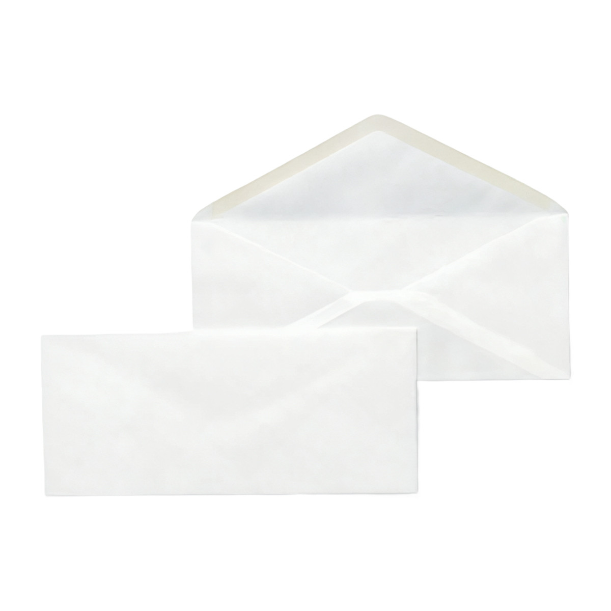 Universal® Business Envelope White Open-Side #10 Monarch Flap Gummed Closure 500/Case